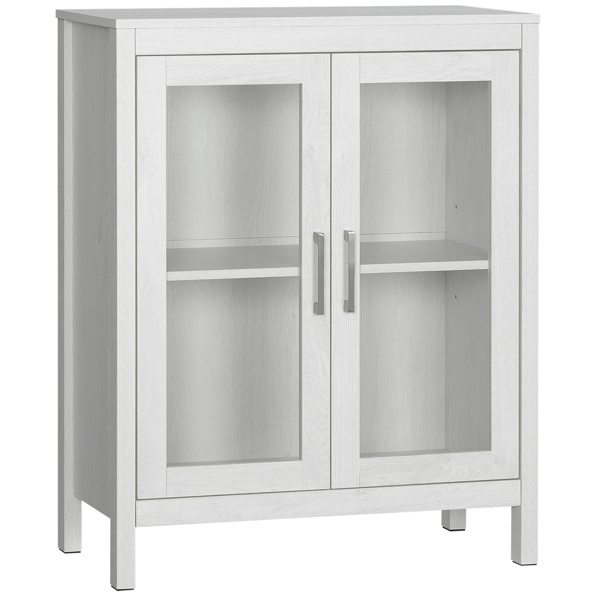Leist Teamson Home Conner 27 x 32 Floor Storage Cabinet, White