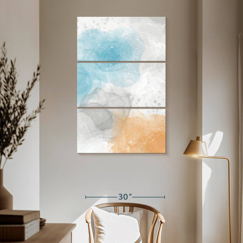 Avery Alcohol Ink And Paint I, 65" H x 42" W