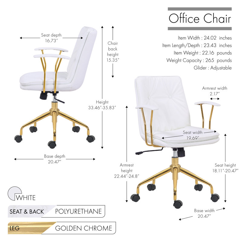 Office Chair, White