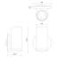 Birch 1 - Light LED Armed Sconce-1840065840