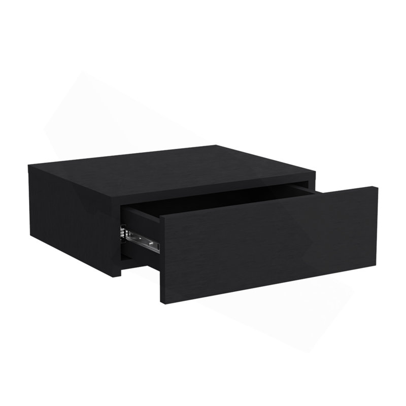 Nightstand Isola, Bedroom, Black, Black
