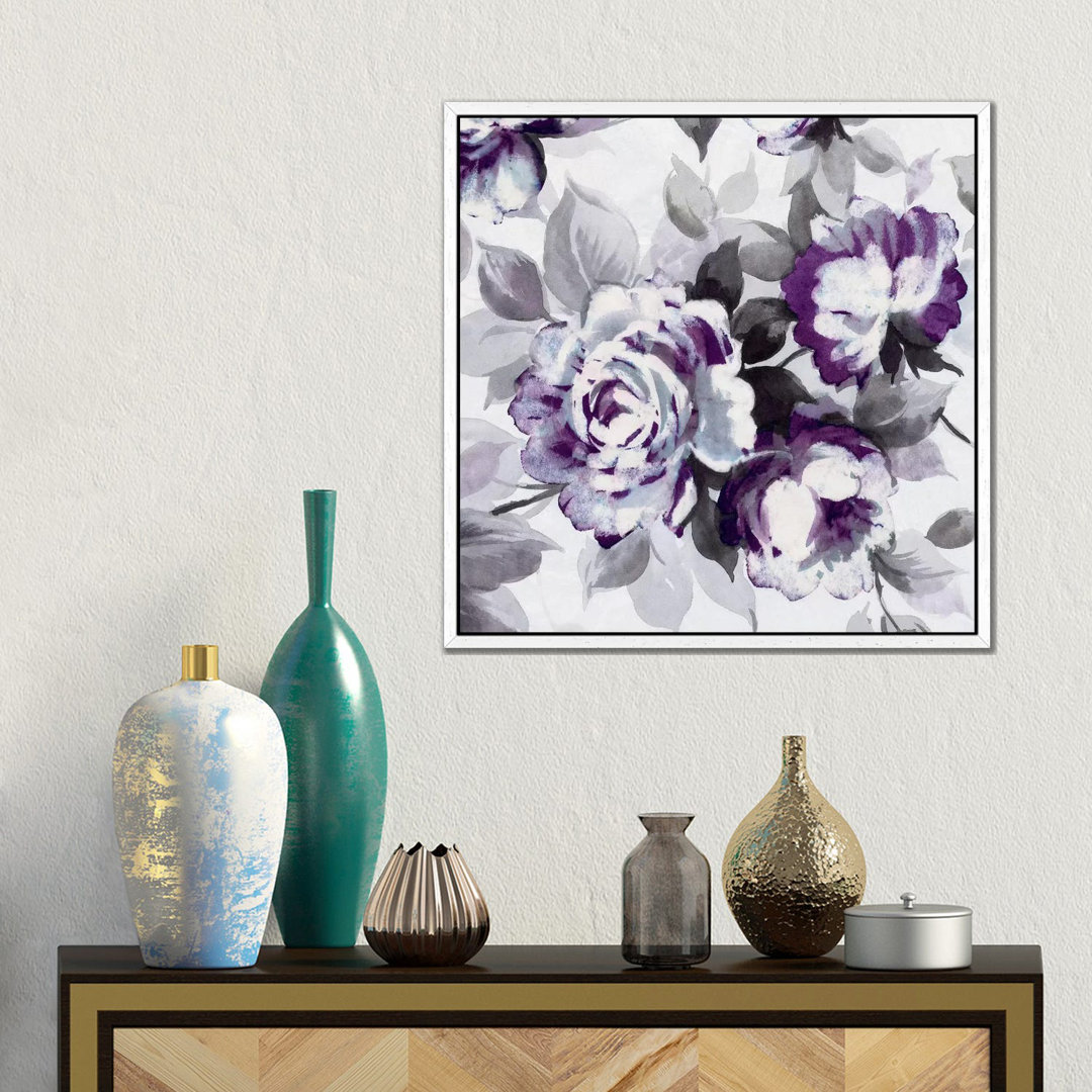 Scent Of Plum Roses III von Wild Apple Portfolio - Galerie-umwickelte Leinwand Giclée auf Leinwand