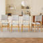 Upholstered Stackable Dining Chairs Set Of 2-1015735181