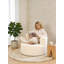 One Seater Compressed Round Curved Sofa Chair-137515551