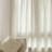 52''W Light Filtering Linen Curtains - Back Tab & Rod Pocket Top, 2 Panels Set-212203102