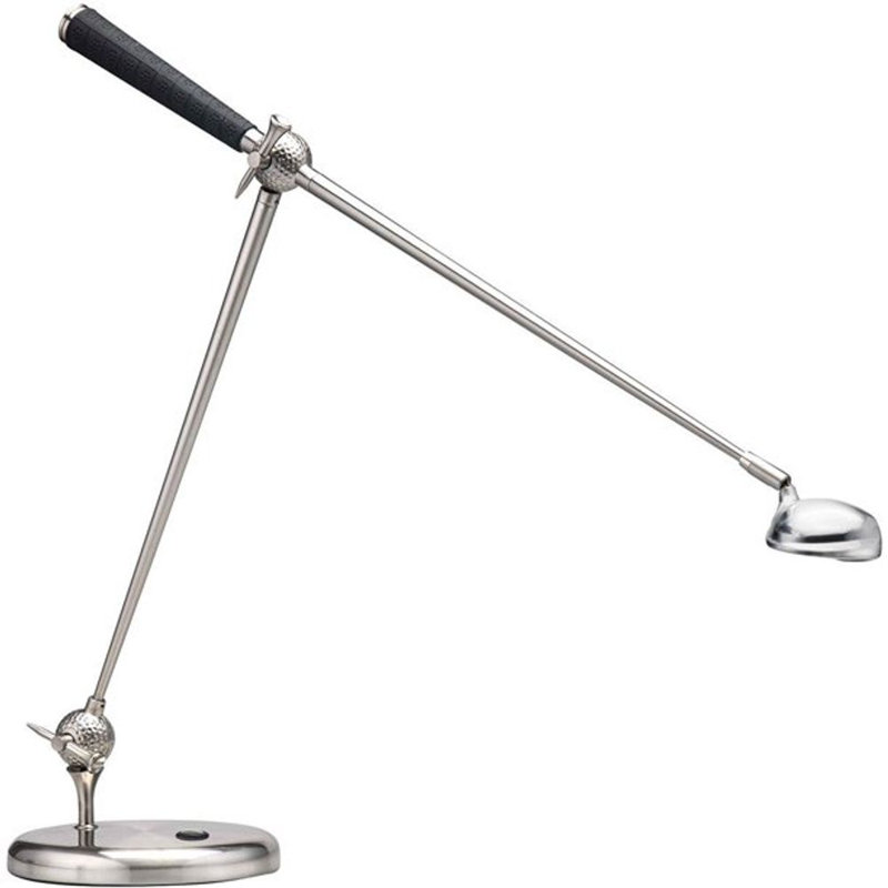 Lampe de bureau argentée 27 po Ayled, Argent