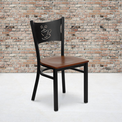 Odyssey Coffee Back Metal Restaurant Chair