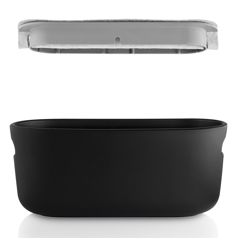 Ceramic Window Box Planter, Black