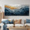 «Mosaic Of Waves Coastal Horizon II», art mural sur toile côtière