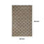 Tapis moyen tissé à la main Ona 5 x 8, motif de losanges noirs et bruns