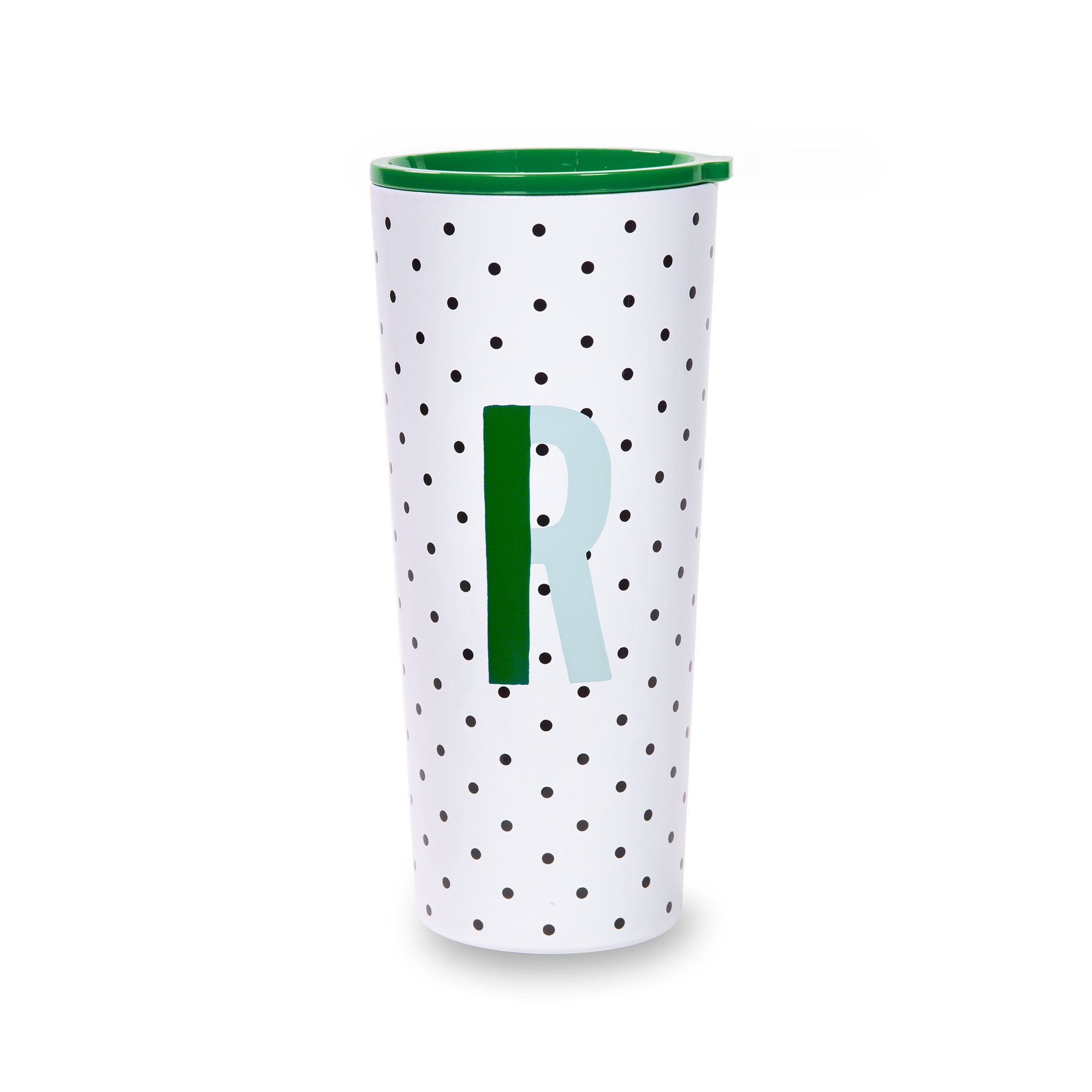 Kate Spade New York Spade Flower Stainless Steel Coffee Mug - Black/White