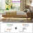 4-piece Bedroom Set, Queen Size Bed Frame, Dresser & Nightstand Sets-668521813-668521812