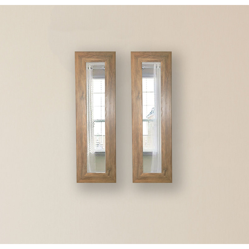 Pierpont Flat Wall Mirror, 25.5" H x 9.5" W