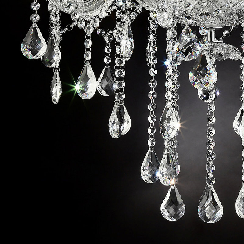 Lustre 37 lumières à DEL en cristal 37 po In Eilish