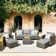 Wicker/Rattan 5 - Person Seating Group With Cushions