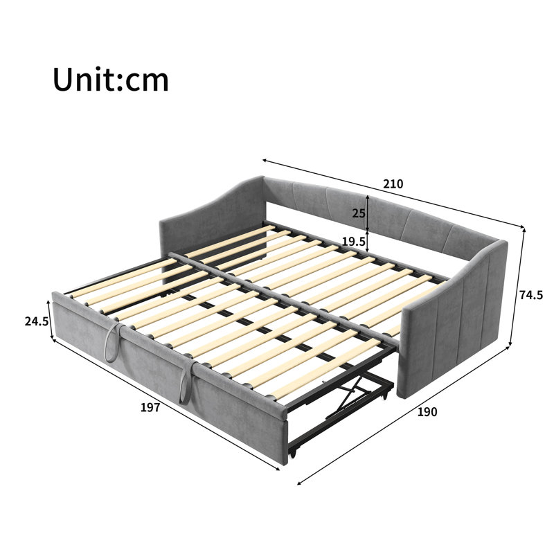 Upholstered with Trundle