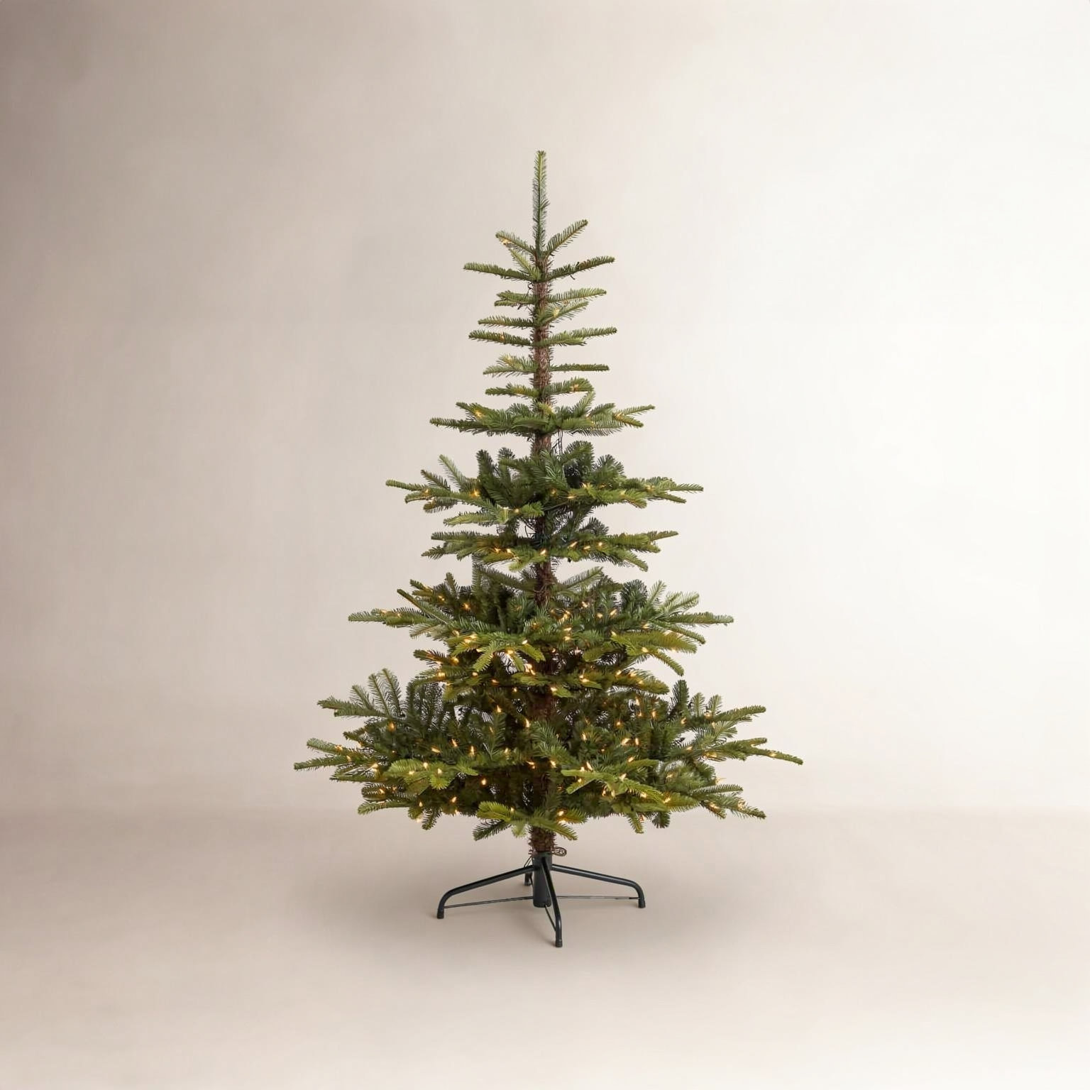 Lighted Artificial Christmas Tree, 6' H