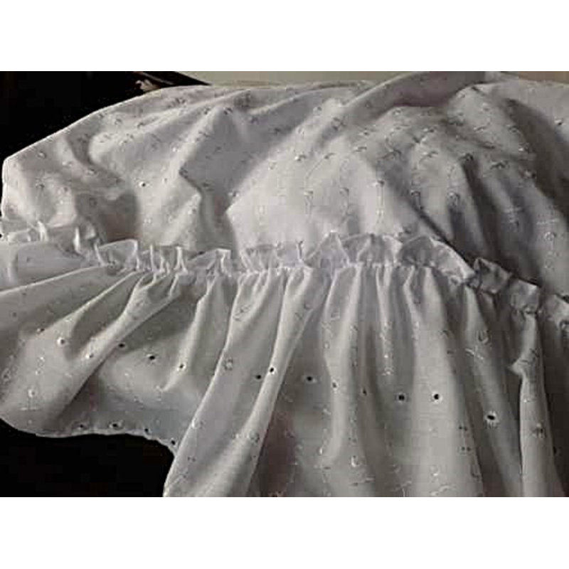 Solid Color Cotton Blend Bed Canopy, Full, Lavender