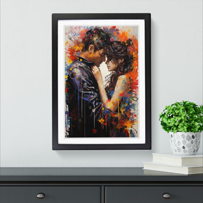 Lovers Informel - Single Picture Frame Print on Wood