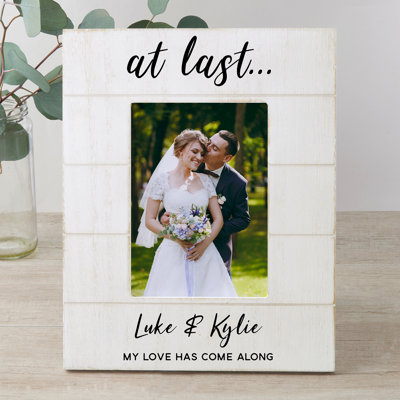 At Last… Wood Matte Picture Frame