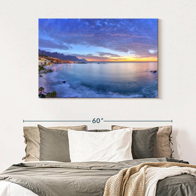 Nicci, Afrique, Cape Town, paysage marin, H 32 po x l 48 po