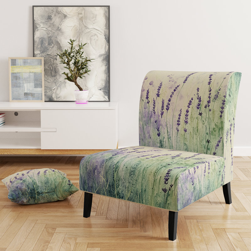 Fauteuil de chambre Lavender Meadow Drift I Lavender, Slipper Armless
