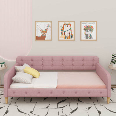 Full Size Upholstered Daybed With Legs