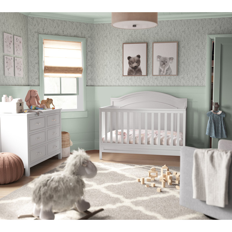 Berceau convertible Charlie 4 en 1, Blanc