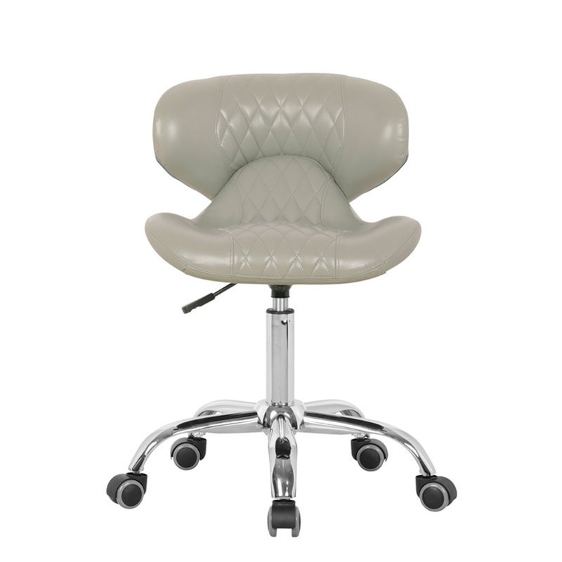 Tabouret industriel à hauteur ajustable Zayven, gris