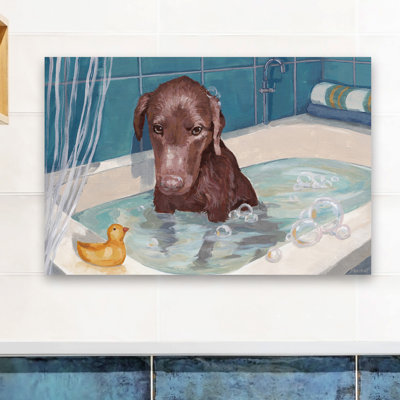" Yellow Rubber Duck " Painting Print
