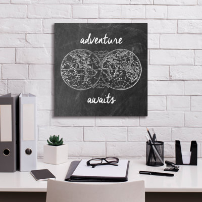  'Adventure' by Erin Clark Canvas Wall Art, 18" x 18"