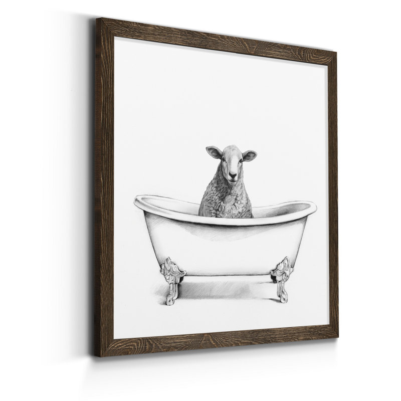 Bobine V-impression sur toile encadrée, H 31,5 po x l 31,5 po x P 1,5 po, Encadré de bois de noyer