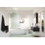 Gaia 34 in. x 58.25 in. Frameless Fluted Single Fixed Bath Panel-1183027266