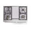 Cuisinière à double combustible de 40 po avec 6 brûleurs scellés et plaque chauffante ILVE Nostalgie II Series (porte pleine)-708322064-708322087