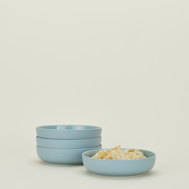 Essential Stoneware Serving Bowl, Sky