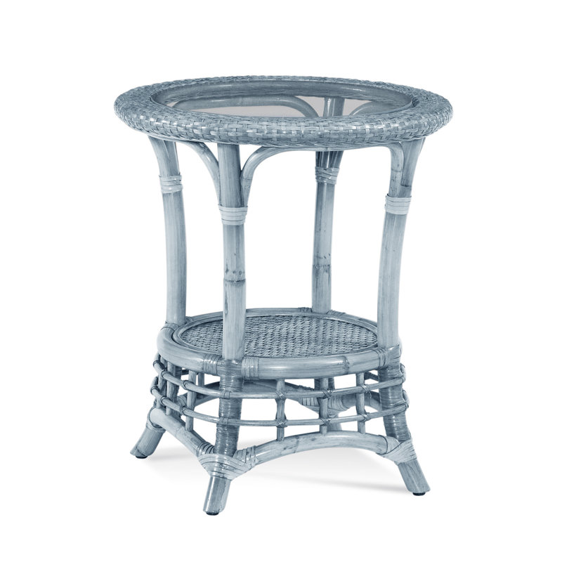 Bridgehampton End Table, Sea Glass