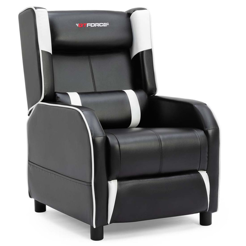74cm Wide Faux Leather Standard Recliner, White