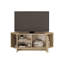 Teo Corner TV Stand – Space-Saving TV Unit for 43–48'' TVs, Compact Media Console with Open Shelves & Cabinet, Ready to Assemble, Available in 7 Colours-124743629