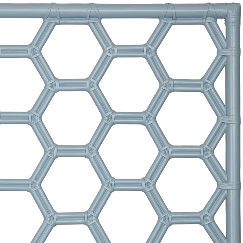 Honeycomb Bed, Twin, Pool Blue