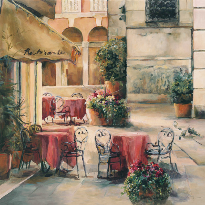 Café Plaza, H 36 po x l 36 po
