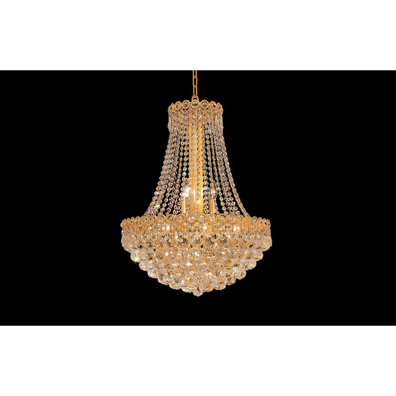 Zoila 11 - Light Dimmable Empire Chandelier, Gold