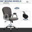 Équipement de bureau en molleton gris foncé avec boutons, hauteur réglable et roulettes pivotantes pour une chaise de bureau gris professionnel, matériau, confort accru