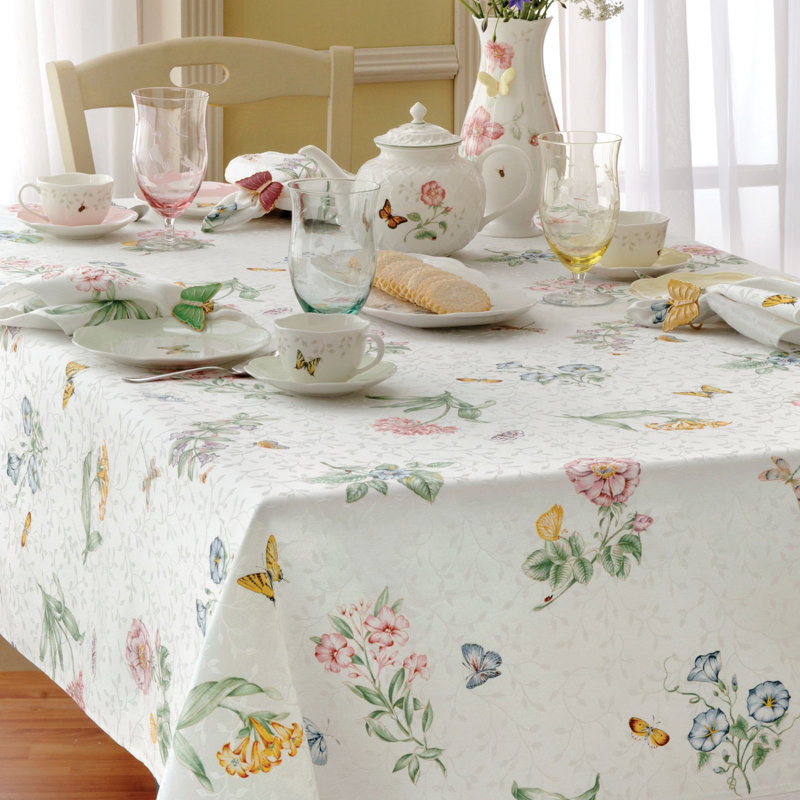 Lenox Butterfly Meadow Tablecloth, 52" Square