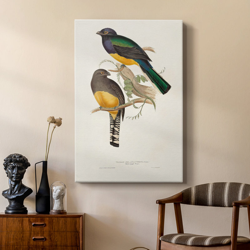 ElegantTrogons III - Gallery Cavas sur mesure, H 12 po x l 8 po