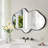 Irregular Shaped Metal Wall Mirror Asymmetrical Mirror-35682343-35682342