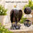 Standing Bald Eagle Garden Statue