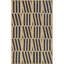 Tapis en jute à rayures inclinées Nalle-248642052
