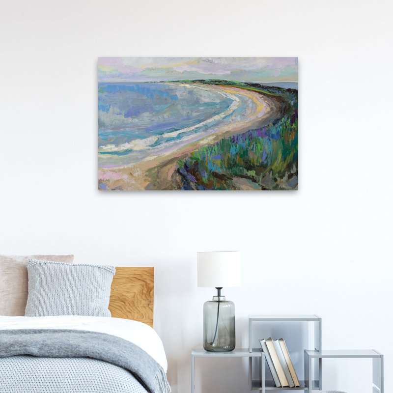 Art plage et plage bleue, H 24 po x l 36 po
