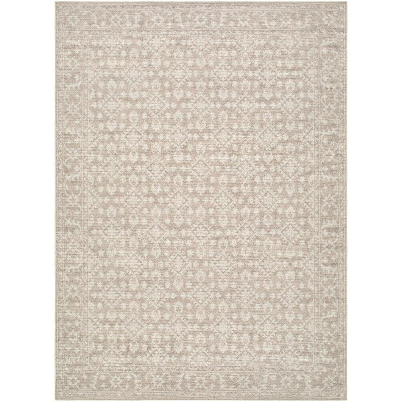 Tapis tissé à la machine Nabela Noor Home x Livabliss Aram, Rectangle 6 pi 6 po x 9 pi