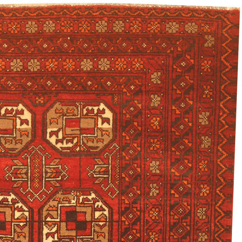 Tapis rouge / ivoire Hartstein